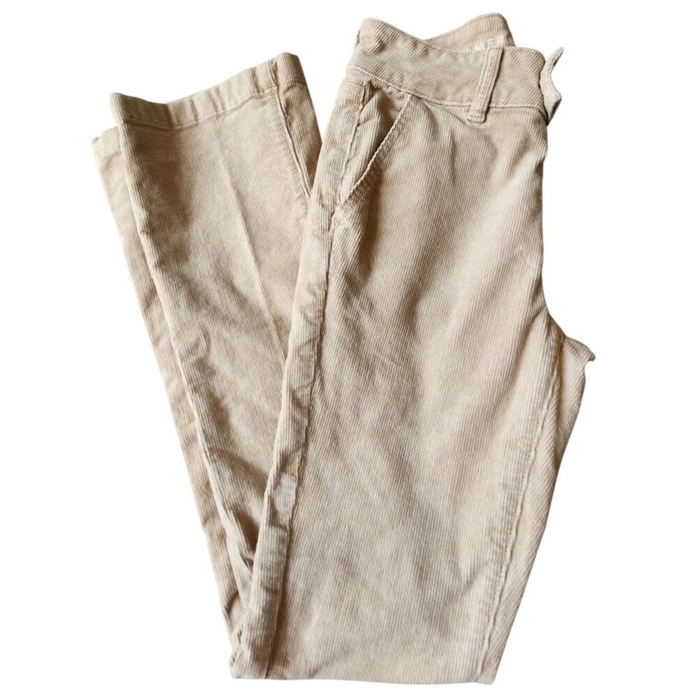 American Eagle Kick Boot Corduroy Pants. Tan Sz. 0